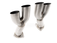 后排气中心和侧消声器删除管道。保时捷 991.1 - 99111132103, 99111132203, 99111133107