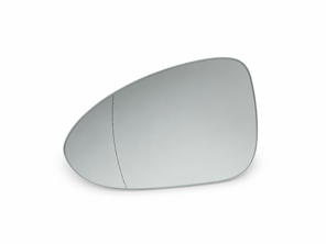Door mirror glass (Aspherical), Left for LHD. Porsche 971 Panamera - 971857521A