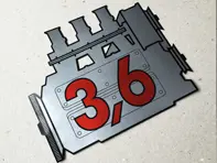 Adhesivo ventana trasera motor 3.6L para Porsche 911 (964) - 91170110200