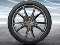 20' 'Carrera S' PLATINUM Alloy Wheels & Tyres Original Porsche for 718 Boxster/Cayman - 98204460204