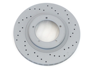 Brake disc rotor front. Non vented. Porsche 911/912 upto 1969 - 460.1005.52, 90135140111, 15758