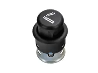 Sigarettenaansteker, satijnzwart. Porsche 92A / 9PA / 9PA1 Cayenne / 95B Macan - 95565220100, 9556522010001C