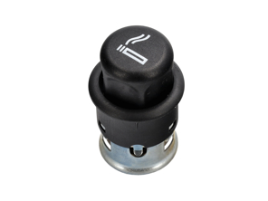 点烟器，缎面黑色。保时捷 92A / 9PA / 9PA1 卡宴 / 95B Macan - 95565220100, 9556522010001C