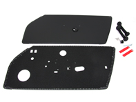 RS / RSA / Backdate Style deurpanelen in zwart vinyl voor Porsche 911 / 912 1965-73