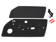 RS / RSA / Backdate Style deurpanelen in zwart vinyl voor Porsche 911 / 912 1965-73