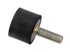 Bevestiging van de airco-condensorventilator met gelijmde rubberen buffer. Porsche 928 - 1978-79 - 99970330500 - PGMLCC