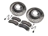 Front Brake Disc and Pad Package. Porsche 718 Boxster Spyder / 718 Cayman GT4 - 98135140581, 98135140681