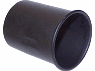 排气尾管，短 - 黑色。保时捷 911 - 91111124500, 91111121502, 91111121503 - 1620700400