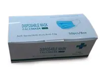 Wegwerp 3-laags gezichtsmasker - Doos van 50, PBM-bescherming