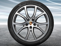 Cerchi in lega da 21' Cayenne dal design esclusivo e pneumatici invernali Porsche originali - 9Y0044610J