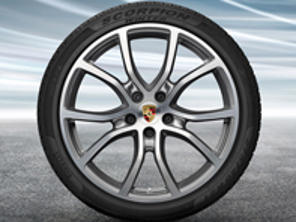 21 英寸 Cayenne 独家设计合金车轮和冬季轮胎 原装保时捷 - 9Y0044610J