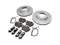 VOOR Remblokken en remschijfpakket voor Porsche 996 1997-04 - 99635140501, 99635140601, 99635294903