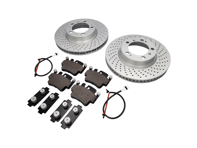 VORDERE Bremsbeläge und Bremsscheibenpaket für Porsche 996 1997-04 - 99635140501, 99635140601, 99635294903