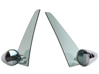 Kit de retrovisores de puerta a través del cristal - Estilo Singer con luz de cuarto - para Porsche 911 / 912 / 930 / 964 / 993 1965-1998 - 90173111100, 90173111101, 90173111102, 91173111600, 91173101300, 91173101306, 91173101308, 91173101406, 91173101408, 91173101307, 91173101310, 91173101407, 91173101410, 91173101301, 91173101328, 91173101700, 91173101701, 91173101706, 91173101707, 91173101720, 91173101721, 91173101806, 91173101821, 91173101820, 91173102300, 91173102500, 91173102501, 91173102600, 91173102400, 91173102706, 91173102806, 94473102701, 94473102702, 91173192701, 91173192801, 91173193101, 91173193201, 91173104303, 91173104403, 94473102101, 94473102101G3M, 96573124300, 96573124300G2L, 9657312400, 96573124400G2L, 96573124100, 96573124100G2M, 96573124201, 96573124201G2M, 96573124101, 96573124101G2M, 96573124200, 96573124200G2M