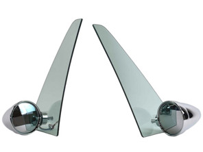 带三角窗的玻璃门后视镜套件 - Singer 款式 - 适用于保时捷 911 / 912 / 930 / 964 / 993 1965-1998 - 90173111100, 90173111101, 90173111102, 91173111600, 91173101300, 91173101306, 91173101308, 91173101406, 91173101408, 91173101307, 91173101310, 91173101407, 91173101410, 91173101301, 91173101328, 91173101700, 91173101701, 91173101706, 91173101707, 91173101720, 91173101721, 91173101806, 91173101821, 91173101820, 91173102300, 91173102500, 91173102501, 91173102600, 91173102400, 91173102706, 91173102806, 94473102701, 94473102702, 91173192701, 91173192801, 91173193101, 91173193201, 91173104303, 91173104403, 94473102101, 94473102101G3M, 96573124300, 96573124300G2L, 9657312400, 96573124400G2L, 96573124100, 96573124100G2M, 96573124201, 96573124201G2M, 96573124101, 96573124101G2M, 96573124200, 96573124200G2M