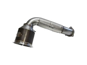 Downpipe per catalizzatore sportivo primario Fabspeed. Porsche 971 Panamera V6 (2017+) - 9A725440005, 9A7254400A - FS.POR.971V6.SCDP