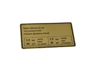 Reifendruckaufkleber. Porsche 928 1978-79 - 92800650500