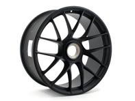20-Zoll-Leichtmetallrad 911 Turbo Sport III vorn, in Schwarz Matt. Porsche 991.2 - 99136272100JE1, 99136272100, 99136277101, 99136277101JE1