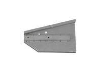 Battery box side with bumper bracket. Porsche 356B T5 - 64450103305, 64450103405 - PP140L, PP140R