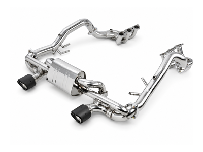 Abgasanlage mit Fächerkrümmern, Bypass-Version, DesignTek. Porsche 718 Cayman GT4 RS - 9GT251053A, 9GT251053B, 9GT254351B, 9GT254351C, 9GT254350B, 9GT254350C, 0PB254450C, 0PB254400C - 69-PS131V