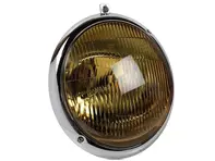 Hoofdlamp, geel. Porsche 356 1950-65 links gestuurd - 35662014, 64463110107, 8195101400, 111941021A