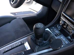 Gear knob leather for 6 speed gearbox. Porsche 981 / 718 Boxster / Cayman - 98142407500, 98142407525, 98142498004 - PMKA-FB-6, PMKB-FB-6, PMKR-FB-6, PMKY-FB-6, PMKW-FB-6