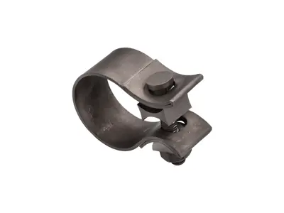 Exhaust U tube clamp. Porsche 986 Boxster Titanium - 99611120900, 99611120901