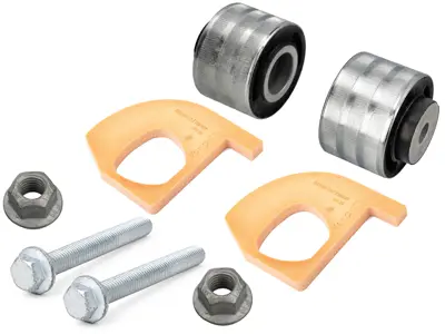 Engine mount Hardware kit, with Heavy duty bushing set. Porsche 996 / 997 - 99737503303, 9963750303, 99637533103, 99637503302, 99737503302, 99737503301, 99637503303