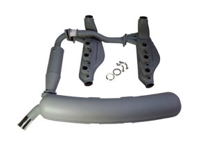 Pacchetto scarichi e scambiatori di calore per Porsche 911 3.2L 1984-89 - 91122092201, 91133091104, 93011115701, 93011116302, 91111118700, 91111118802, 91111118903, 91122092100