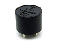 Relais zwart rond voor claxons/lampen etc. Porsche 911 1969-89 - 91161510901, 911.615.109.01, 91161510902, 90161510903, 91161510900, 91163190200, 91163190300, 91163190500