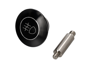 Rennline Billet Dash Knobs - Rear Foglight. Porsche 911 74-89 /912/914 - DA90