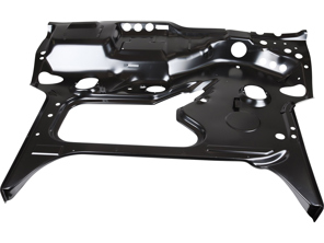 Piastra del pianale del vano bagagli, parte anteriore. Porsche 911 1973-77 (guida a sinistra) - 91150103504, 91150103508, 91150103511, 91150103511GRV