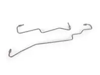 Tubes inox de rechange pour crémaillère de direction assistée LHD Porsche 987 / 997 - 99734701104, 99734701111, 99734701106, 99734701108, 997347011DX, 98734701105, 987347011 X