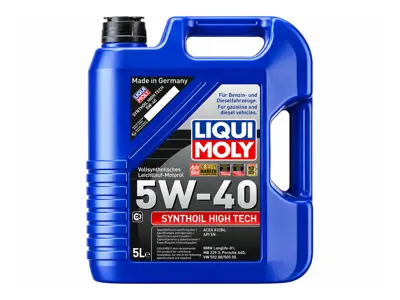 Aceite de motor totalmente sintético LIQUI MOLY Synthoil High Tech 5W-40. - 1855, 1856, 1308