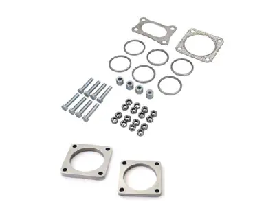 Catalytic converter repair flange. Porsche 964 C2 / C4 / RS - 96411104205, 96411321310, 96411321306, 96411321316, 96411321317, 96421103905, 96421103932 - 9M96411104205