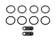 Kit de tapa guardapolvo y junta para pistón de pinza de freno trasero. Porsche 928 S4 / 928 GTS / 928 GT / 944 Turbo - 95135291901, 95135291900