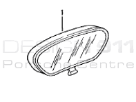 Espejo retrovisor. Porsche 986 Boxster / 987 Boxster / 987C Caimán - 9877315110401C, 9967315110001C