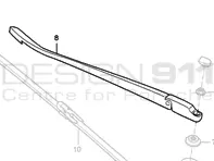 Braccio tergicristallo posteriore Porsche 997 MKI / 997 MKII TARGA - 99762816900, 99762815901