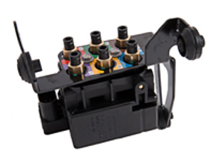 Air suspension valve block. Porsche 970 Panamera - 97035815304, 97035815303, 97035815302, 83609001