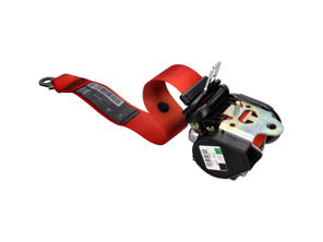 Cinture di sicurezza anteriori Cabrio in ROSSO. Porsche Boxster 987 - 98780303302N13, 98780303304N13, 98780303403N1, 98780303406N13, 98780303306N13