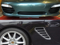 前保险杠散热器和侧通风网套件保时捷 987.2 Boxster