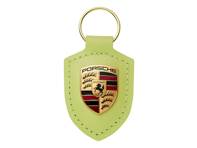 Schlüsselanhänger mit Porsche-Wappen, Cartagenagelb Metallic. - WAP0503570SWSA