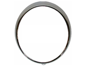 Couvercle de lunette de phare en chrome. Porsche 911 / 964 - 91163114100, 911631141 - PF836506, 1695150700