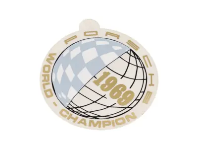 Wereldkampioen 1969 Raamsticker - 91170110320