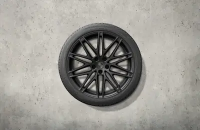 22" RS Spyder Design Winter-Radsatz, platinsilber. Porsche Macan-e - 95C044600L