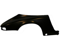 Achter 1/4 Paneel Targa. Porsche 911 1974-76 auto's met smal chassis - 91150306144GRV, 91150306244GRV, 591151, 1680400670, 591152, 1680400680