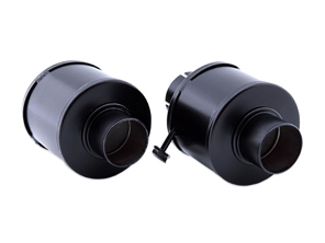 Kachelbox, Zwart - Paar. Porsche 356B / 356C - 64421102505, 64421102605