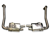 Echappement sport Porsche 718 Boxster, Cayman et GTS 2.0ltr & 2.5ltr sans soupape d'échappement