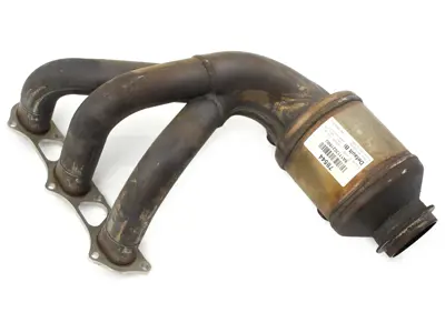Gebrauchter Abgaskrümmer mit Katalysator, LINKS. Porsche 991 GT3 - 9A111302190