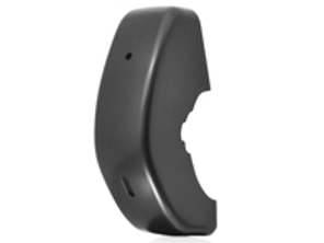 Front bumper over rider, Black. Porsche 911 1969-73 - 91150501700, 91150501800